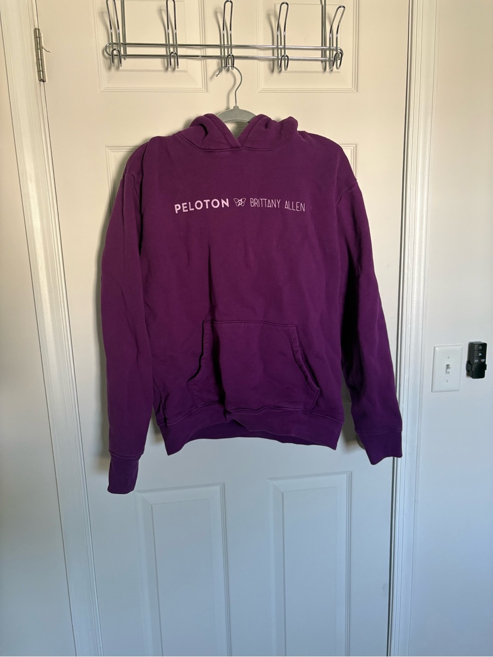 Peloton/Brittany Allen Purple Women’s Pullover Hoodie - Size Small